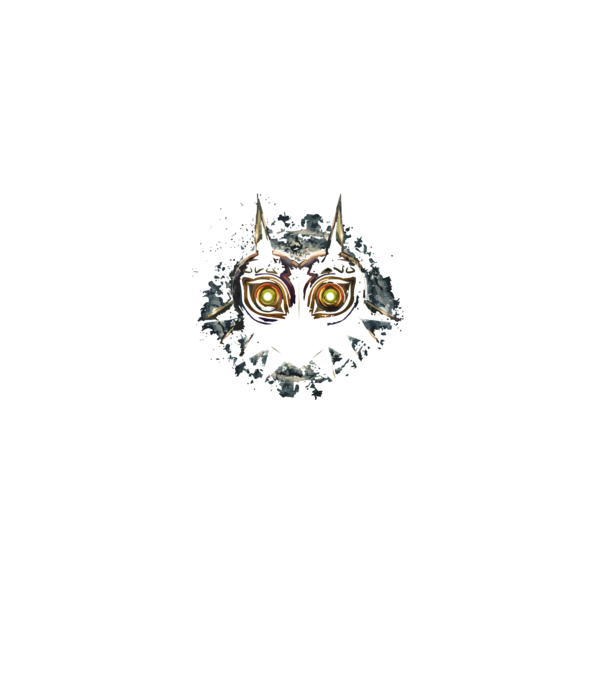 Legend of Zelda - Majora's Mask minta sötétkék pólón