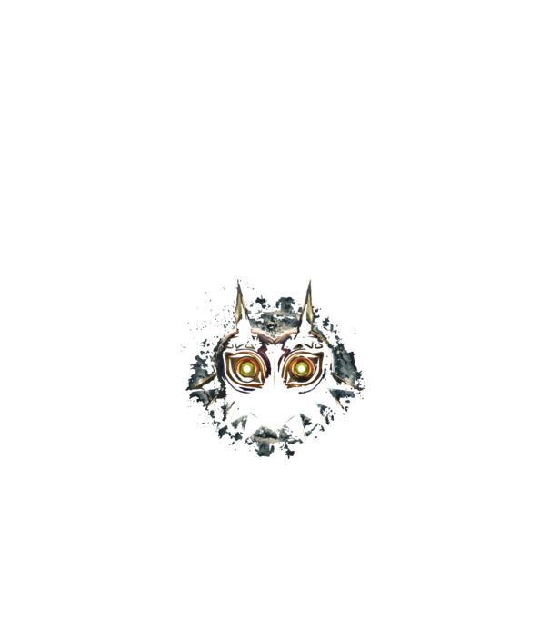 Legend of Zelda - Majora's Mask minta fekete pólón
