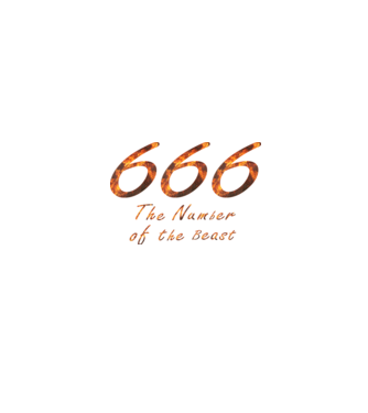 666 the number of the beast - Iron Maiden póló minta fehér pólón