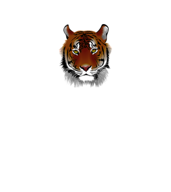Tigris pólóminta minta fekete pólón