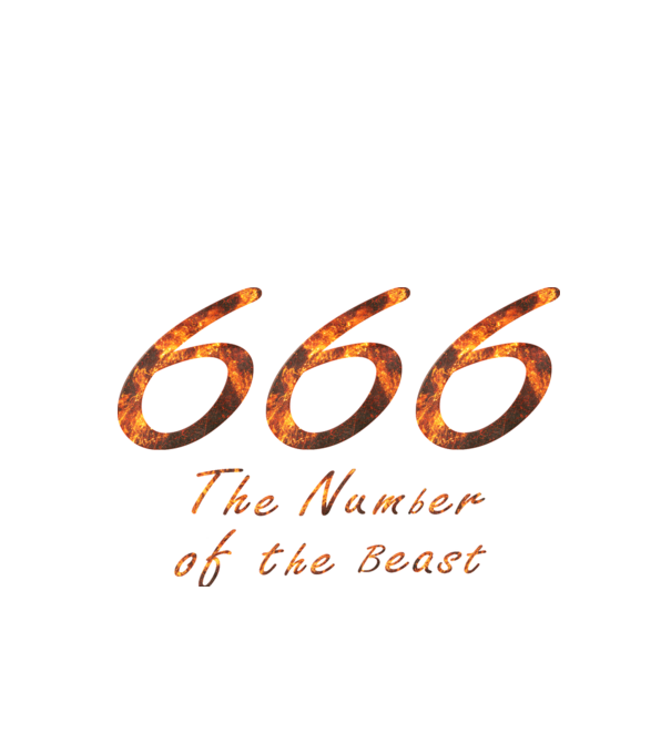 666 the number of the beast - Iron Maiden póló minta fehér pólón