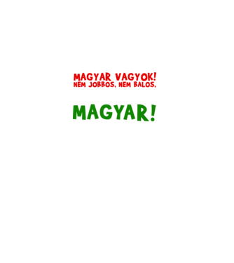 Magyar vagyok minta fekete pólón
