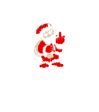 kodacx - badsanta threecolor.ai minta fekete pólón