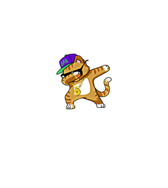 Cool Cat DAB minta piros pólón