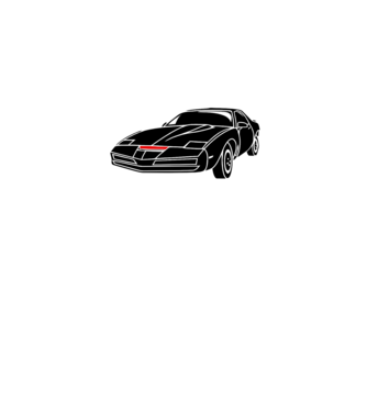 Kitt 3C.eps minta szürke pólón
