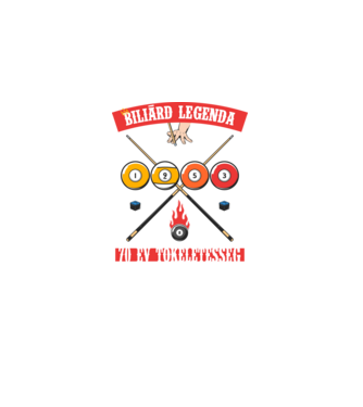 Biliárd legenda született 1953 minta fekete pólón