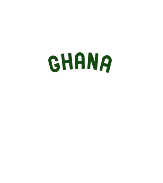 ghana minta fehér pólón