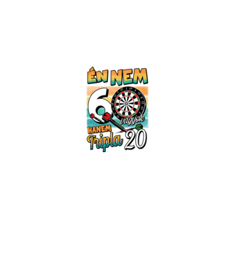 Darts Szülinap 60 éves minta farmerkék pólón