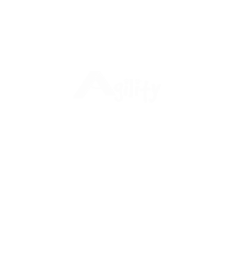 Agility felirat minta fekete pólón