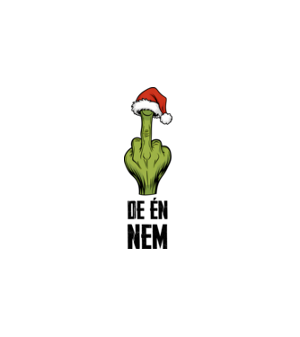Szeretem a karácsonyi páros pólókat, de én nem Grinch Fehér pólóra minta fehér pólón