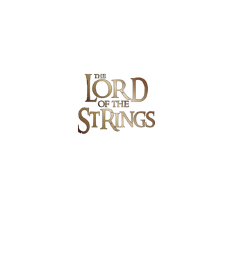 Lord of the Strings  minta fekete pólón