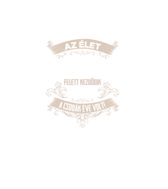 A csodák éve szülinapos 30 éves 1995 minta türkiz pólón