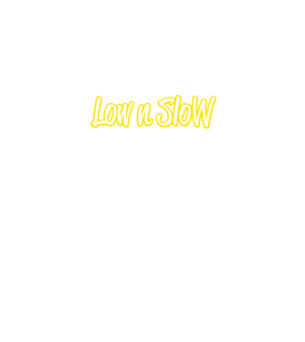 Low n Slow minta fehér pólón