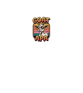 Goat Apa minta királykék pólón