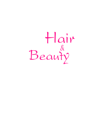 Hair & Beauty minta fehér pólón