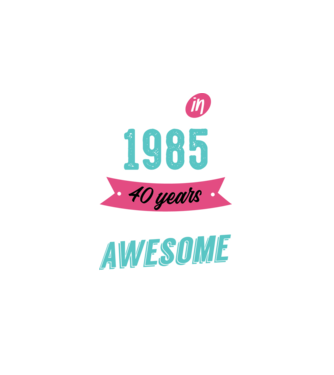 Made in 1985 minta fehér pólón
