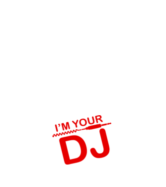 Im your DJ minta fehér pólón