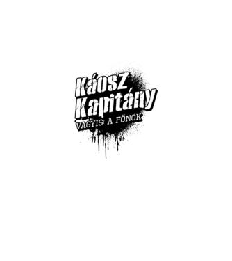 Káosz Kapitány főnök minta világos rózsaszín pólón