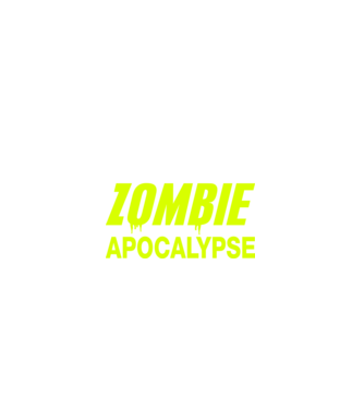  training for the zombie_4236 minta sötétzöld pólón