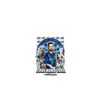 Luke Humphries World Champion minta homokszín pólón