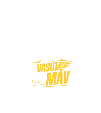 Hív a vasút vár a máv minta fehér pólón