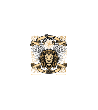 KINGS ARE BORN 1975 - JÚNIUS minta fehér pólón