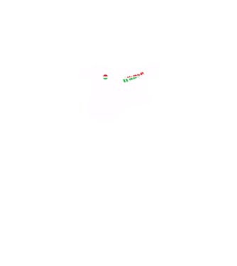 Hungarian Trance Family White logo minta fekete pólón