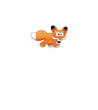 Fox minta fehér pólón