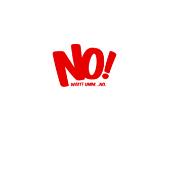 NO... wait! minta fehér pólón