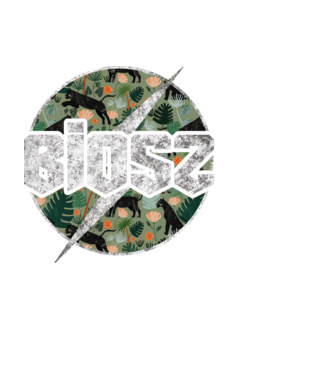 BIOSZ minta fekete pólón