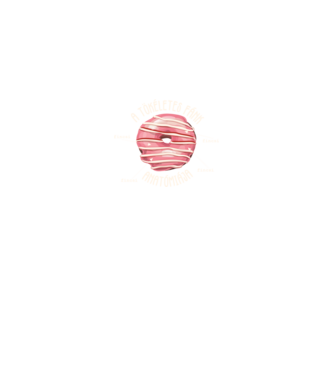 Anatomy of a perfect donut lght minta fekete pólón