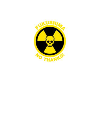 Fukushima minta fehér pólón