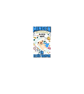 Minden szuperhős álcázza magát elsős minta fehér pólón