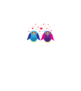 owlLove minta szürke pólón