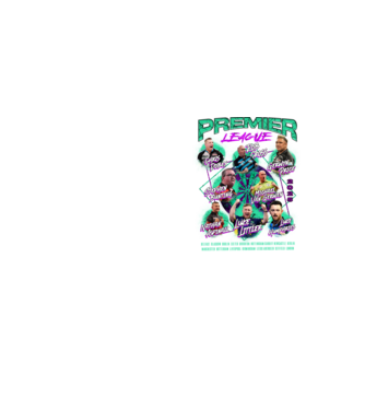 DARTS premier league 25 minta neonsárga pólón