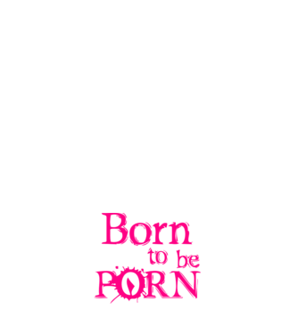 Born to be Porn minta sötétkék pólón