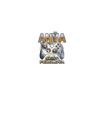Anya szint feloldva minta farmerkék pólón