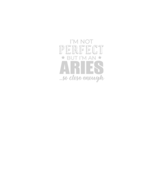 Not perfect, but ARIES minta fekete pólón