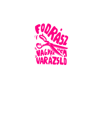 Groovy fodrász minta fehér pólón