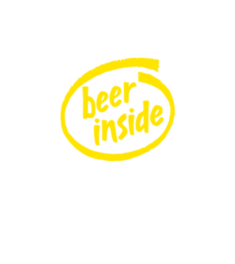 beer inside minta szürke pólón