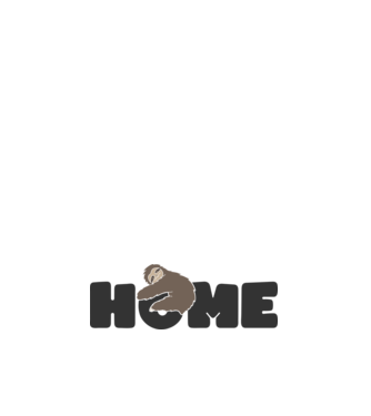 Home Sloth minta világos rózsaszín pólón