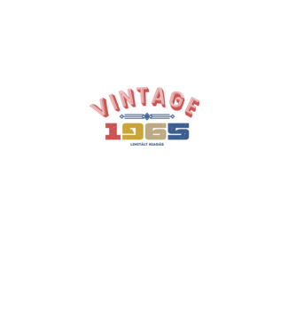VINTAGE limited 1965 minta fehér pólón