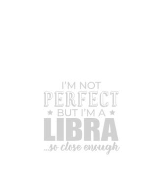 Not perfect, but LIBRA minta fekete pólón