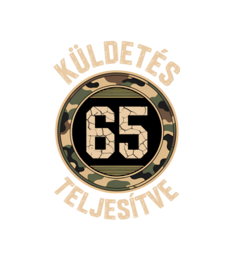 Küldetés teljesítve 65 minta fehér pólón