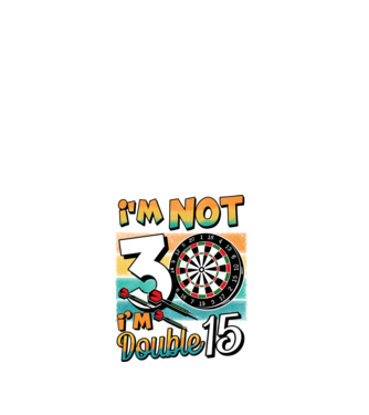 Darts Birthday 30 years old minta fehér pólón