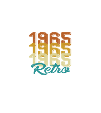 RETRO - 1965 minta fekete pólón