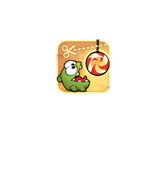 Cut the Rope minta fekete pólón