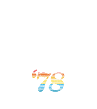 Retro születésnap 1978 minta sötétkék pólón