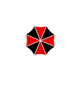 Umbrella Corporation minta fehér pólón