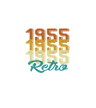 RETRO - 1955 minta fekete pólón